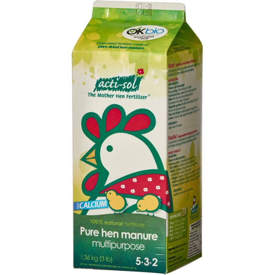 ACTI-SOL 1.36kg 5-3-2 ALL PURPOSE FERTILIZER